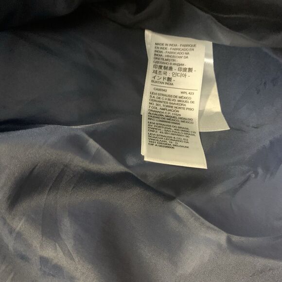 Sz 2XL Levi's Workwear Overshirt Quilted Denim Jacket Shacket Men's MSRP $128 - Picture 9 of 11